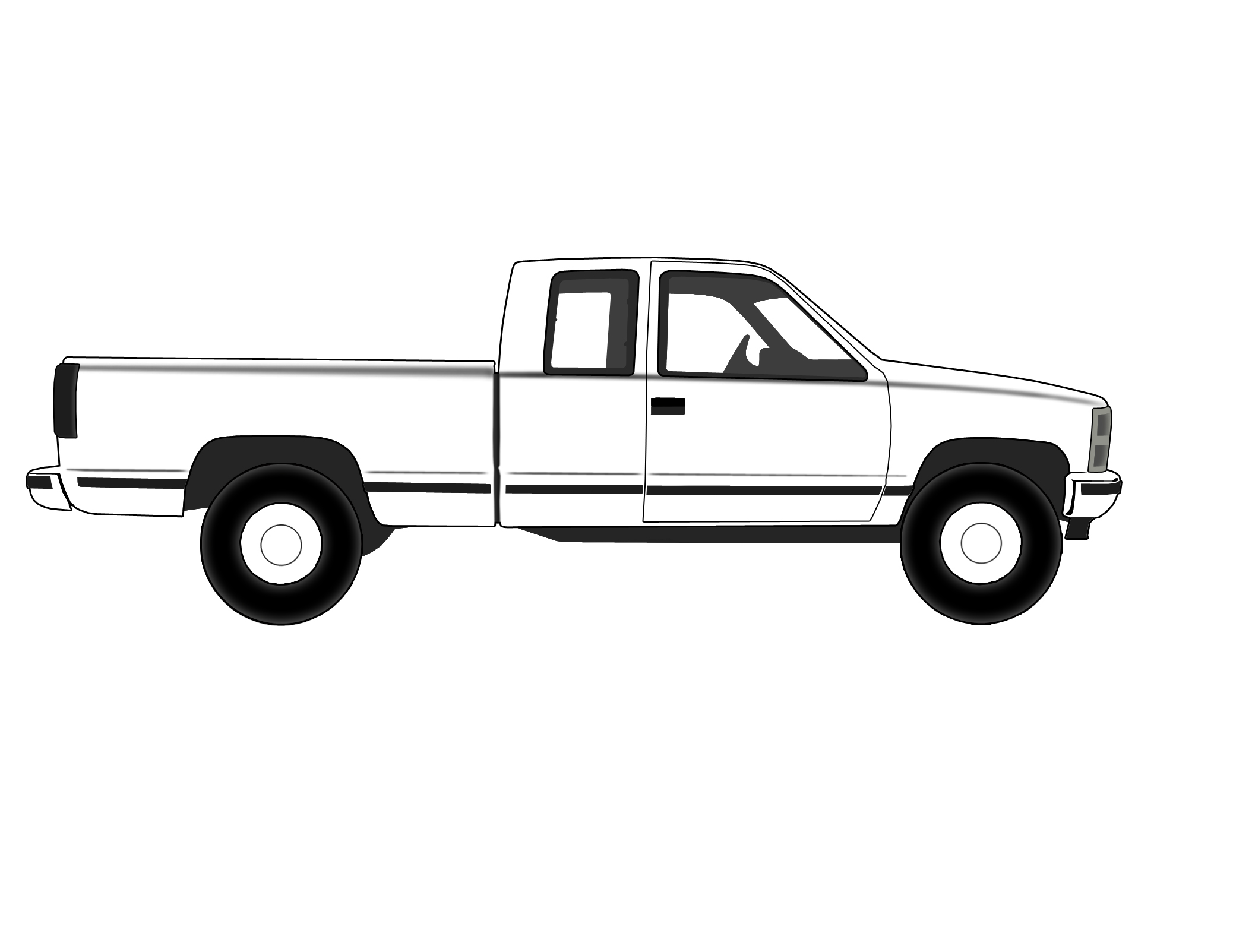 Old Pickup Truck Coloring Pages