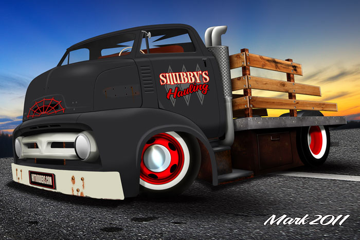 A 56 F600 COE or Snubnose Rat Rod I call It Snubby